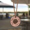 engraved washer necklace