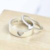 His & Hers Heart Promise Ring Set/2