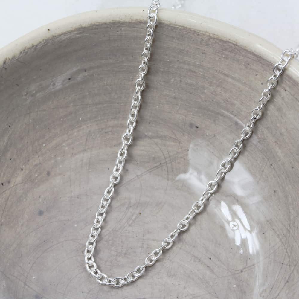 Sterling Silver Round Link Chain 1.8mm Link Size