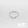 Dainty Engraved Signature Ring