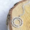 Roman Cutout Name Necklace