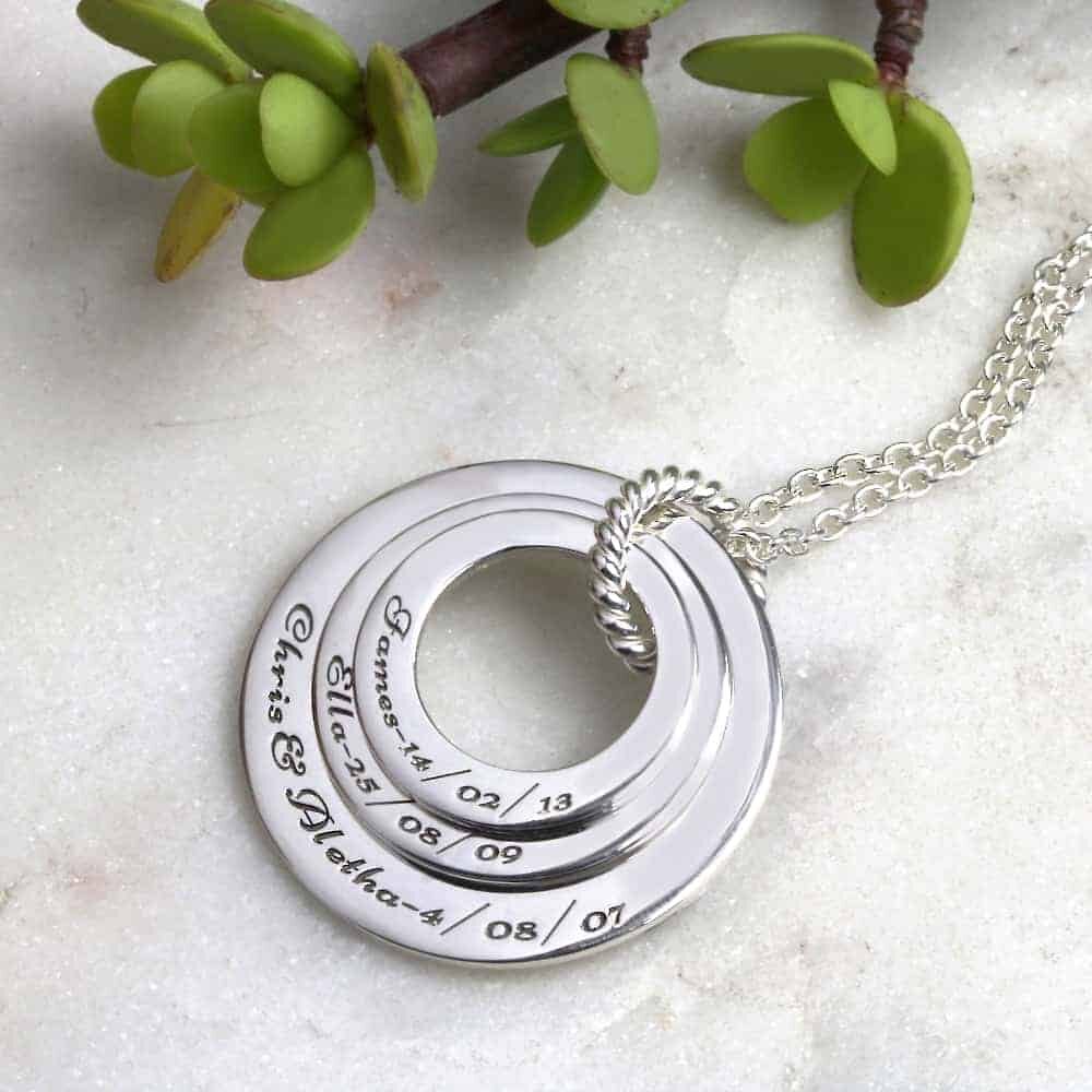 Engraved Family Names Necklace South Africa