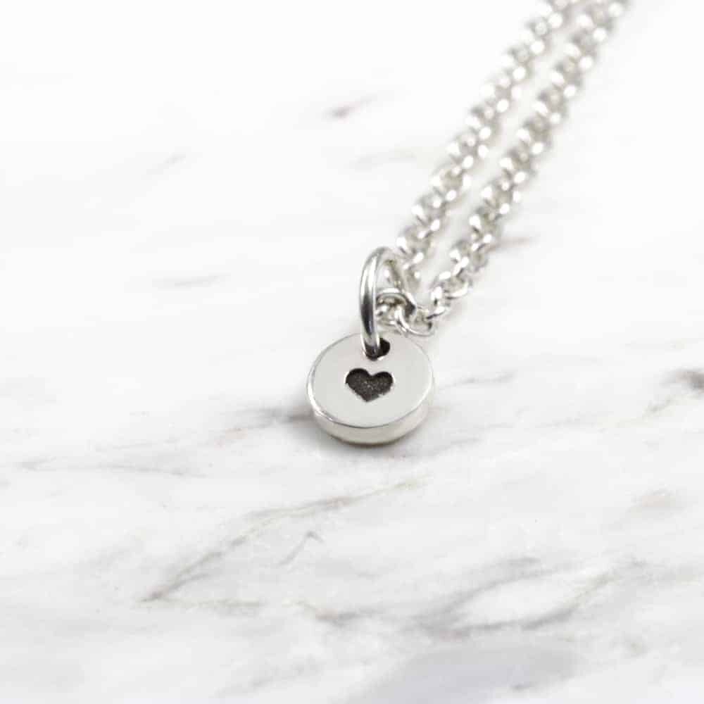 925 Sterling Silver 6mm Coin Necklace