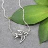 Soaring Swallow Necklace Silvery Jewellery South Africa