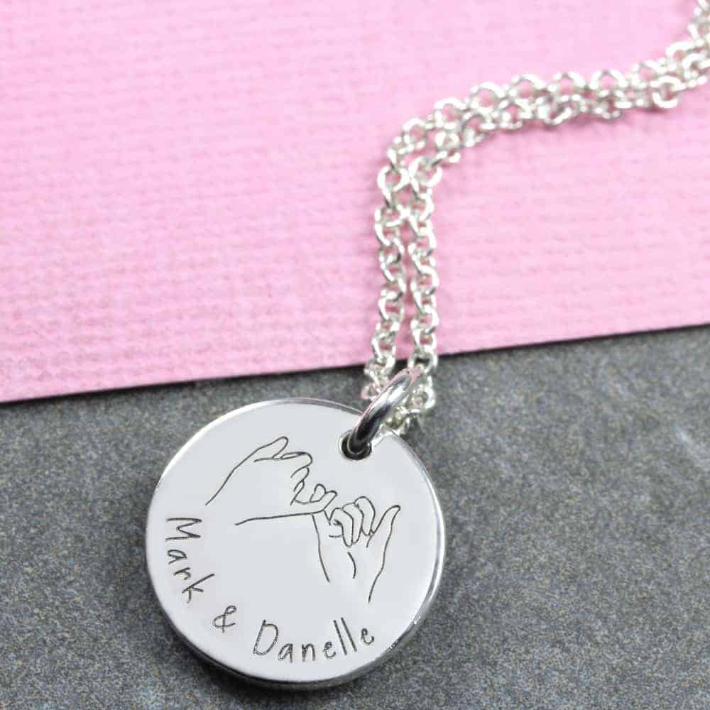 Custom deals promise necklace