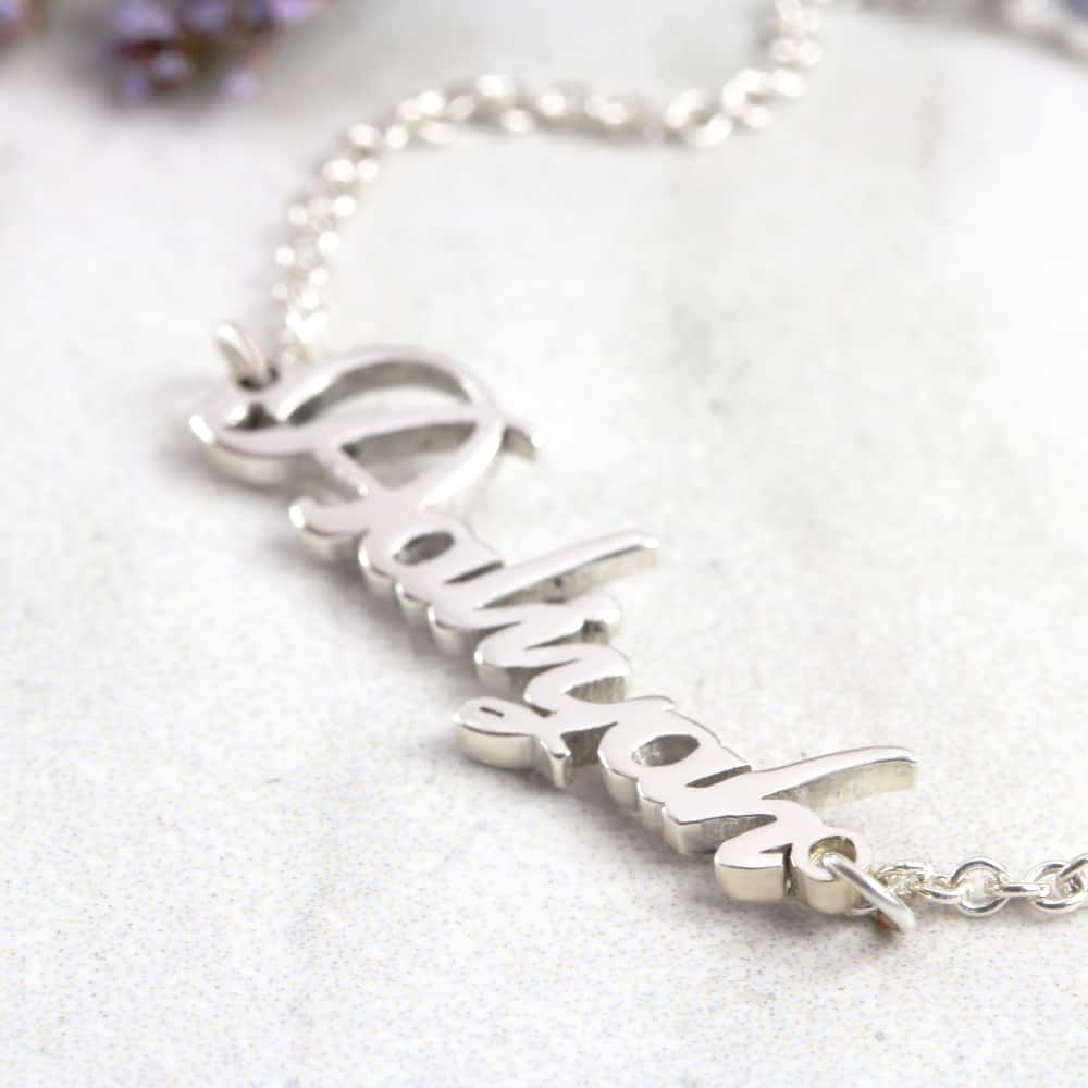 Dainty Name Necklace  Fast Delivery Crafted by Silvery in South Africa