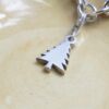 Christmas Tree Charm Silver charms for bracelets by silvery south africa