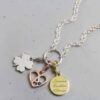 Dainty Memory Keeper Charm Necklace Silver charm necklace personalised charms by silvery south africa