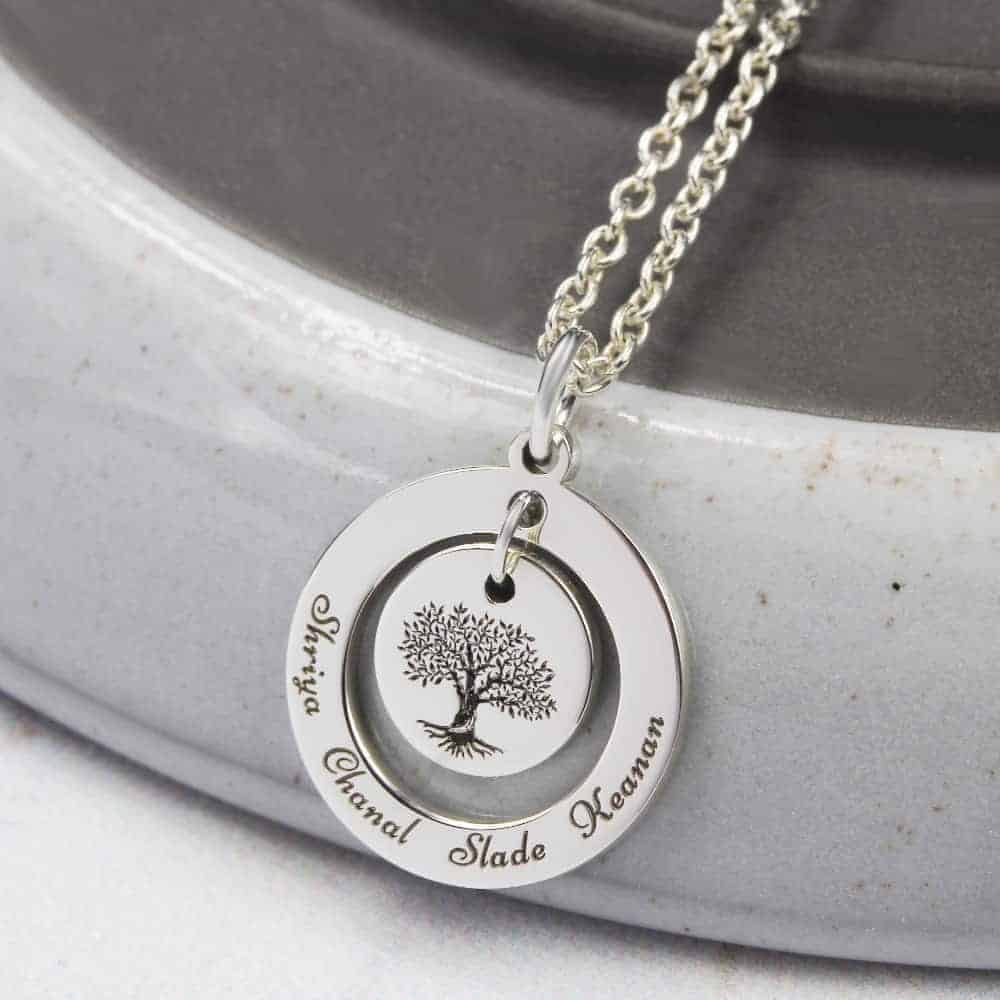 Family Tree Necklace  Fast Delivery Crafted in South Africa