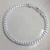 Mens Sterling Silver Curb Bracelet by Silvery Jewelelry south africa