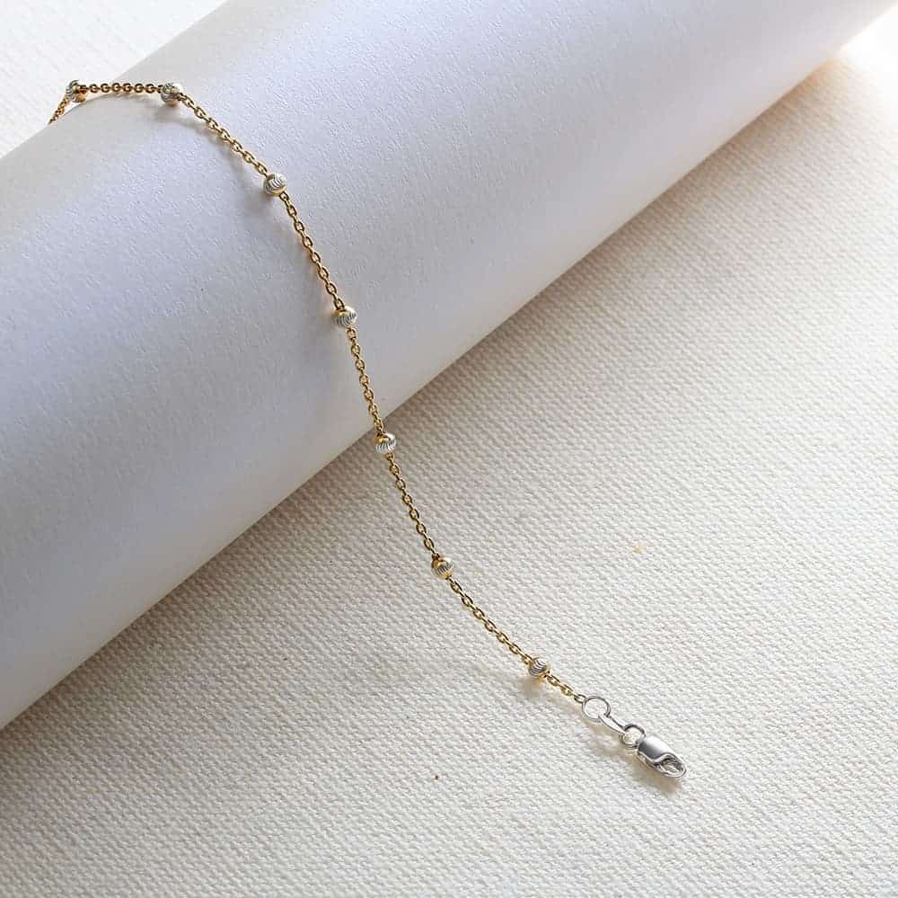 Dewdrop On Gold Necklace
