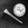 Personalised Sterling Silver Golf Ball Marker & Tee Set