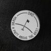 Sterling Silver Golf Ball Marker Dad Your A Putt Above Close