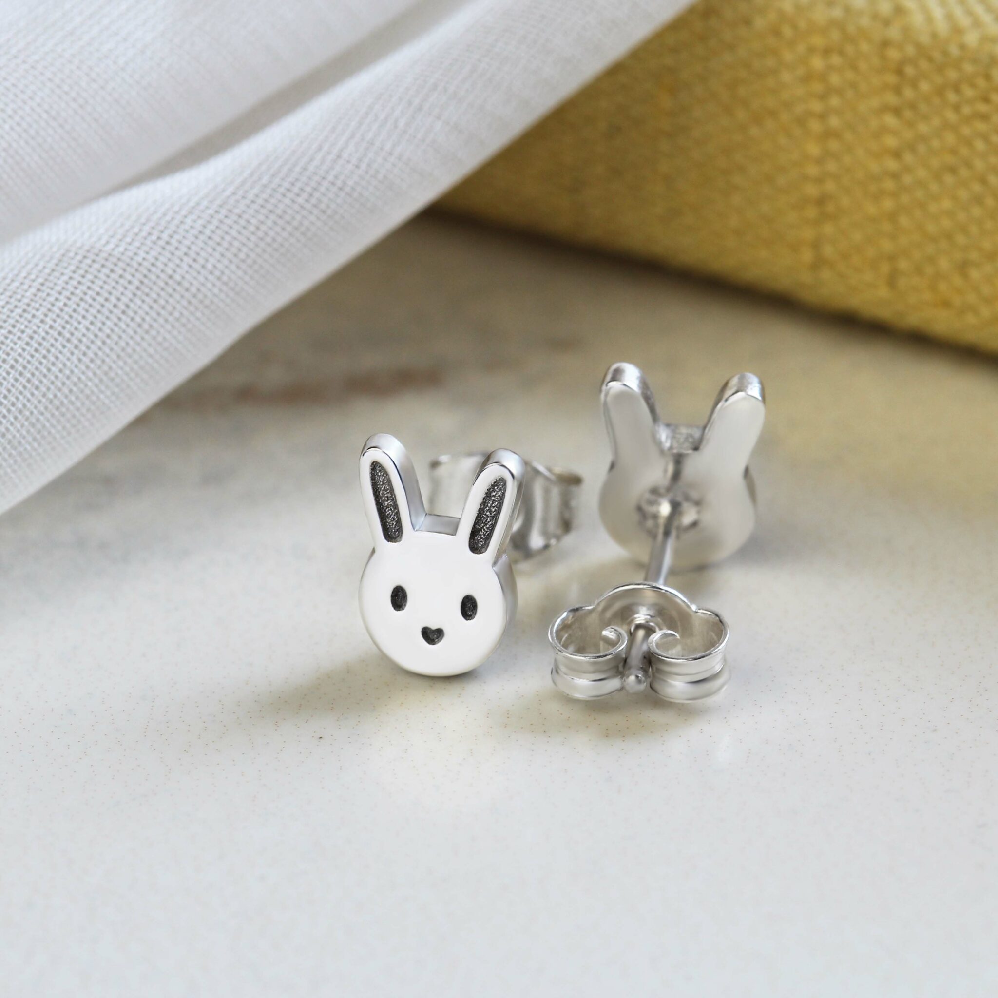 Bunny Stud Earrings | Fast Delivery Crafted by Silvery Jewellery