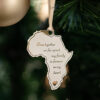 personalised africa tree ornament