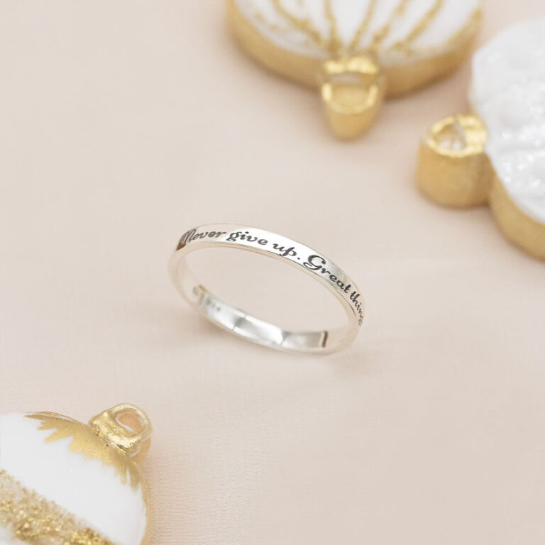 Personalised Rings | Personalised by Silvery Jewellery in South Africa